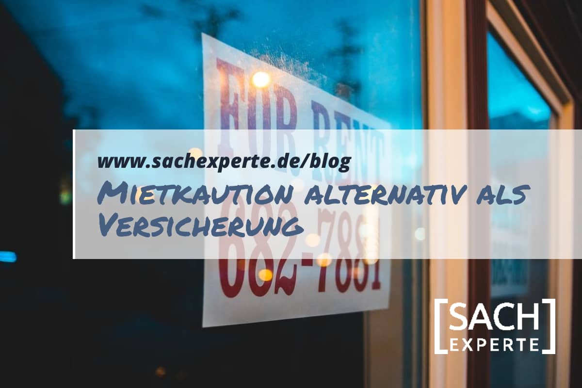 Die Mietkaution mittels einer Kautionsversicherung stellen.